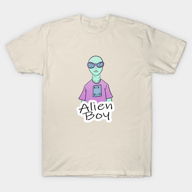 alien boy T-Shirt by PowerSurgeX1